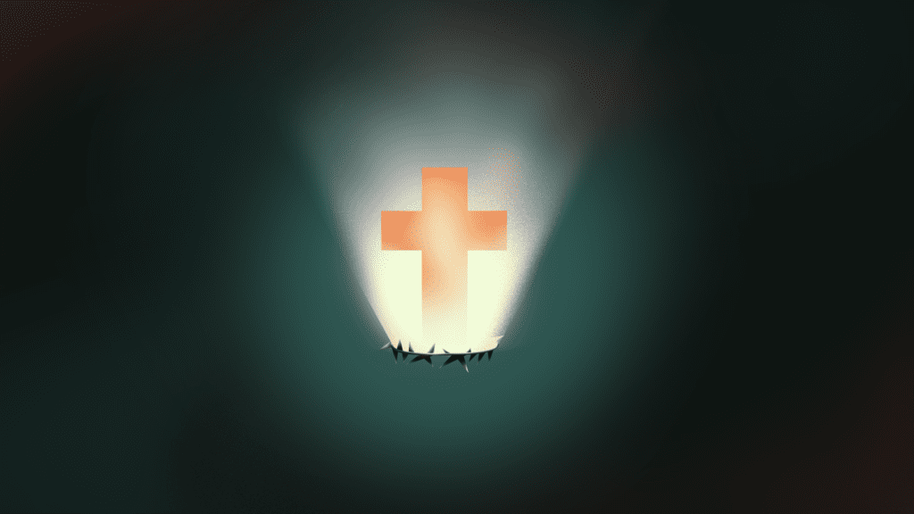 Jesus died on a cross to save us
